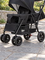 Tandem Trail Double Stroller with Removable Rear Seat