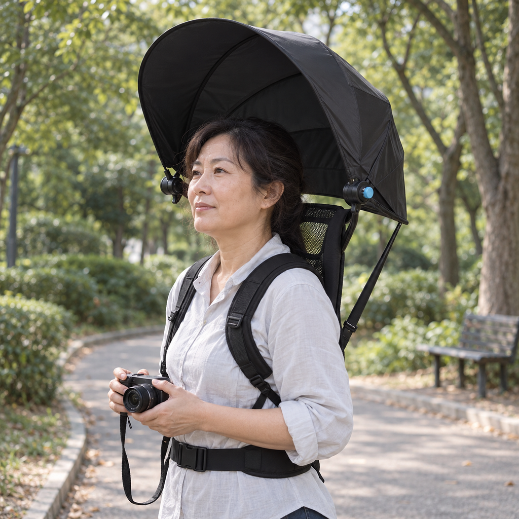 Trailshade Hands-Free Backpack Umbrella