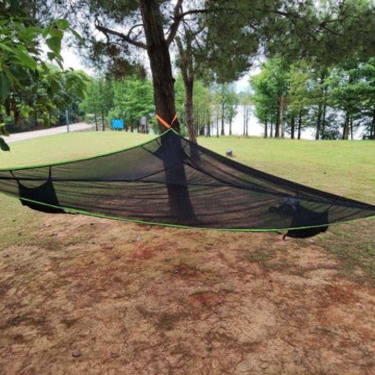 Triangle Camping Hammock with Straps, Portable Outdoor Mesh Hammock