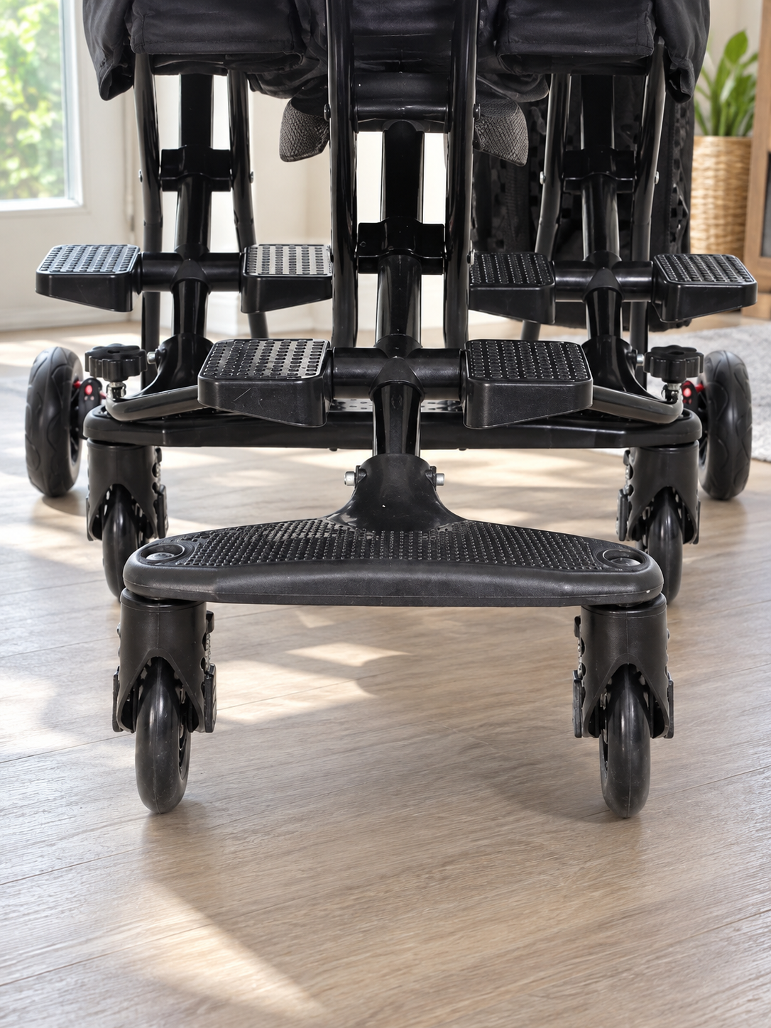 Trio Trek Folding Triple Baby Stroller