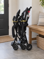 Trio Trek Folding Triple Baby Stroller