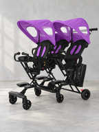Trio Trek Folding Triple Baby Stroller