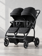 Twin Venture One-Click Folding Double Baby Stroller
