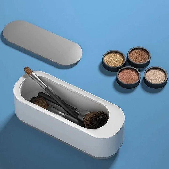Ultrasonic Cleaning Machine - Silver Cleaner for Ring, Earing, Glasses, Cosmetic Brush, Watches and Coins