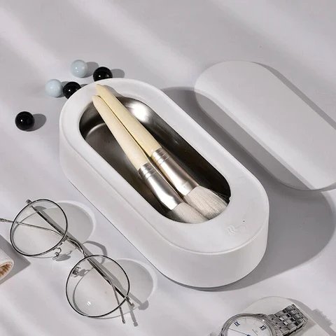 Ultrasonic Cleaning Machine - Silver Cleaner for Ring, Earing, Glasses, Cosmetic Brush, Watches and Coins