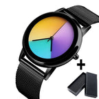 Ultrathin Colorful Changing Quartz Women's Watch – A Chic Steel Timepiece with a Mesmerizing Color-Changing Dial. The Perfect Blend of Style, Sophistication & A Thoughtful Gift for Any Occasion