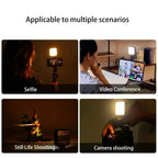 Universal Professional Shooting LED Camera Light - Clip-on Selfie Light LED for Phone Camera, Stabilizer, Video Conference, Zoom, Photography, and Makeup