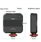 Universal Professional Shooting LED Camera Light - Clip-on Selfie Light LED for Phone Camera, Stabilizer, Video Conference, Zoom, Photography, and Makeup