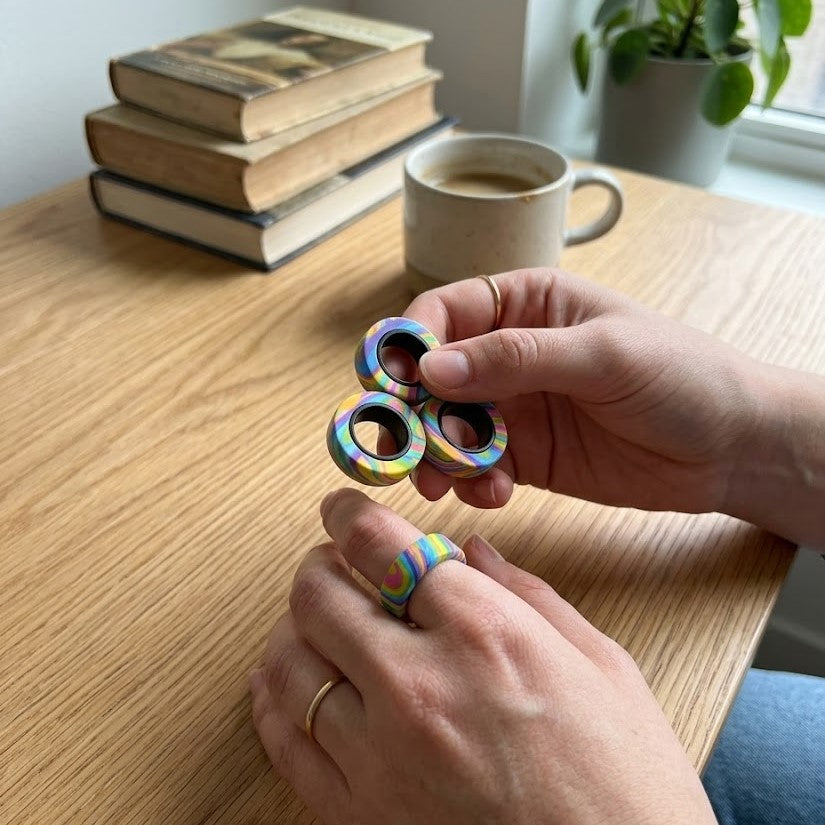 Spin Loop  Magnetic Fidget Spinner Ring