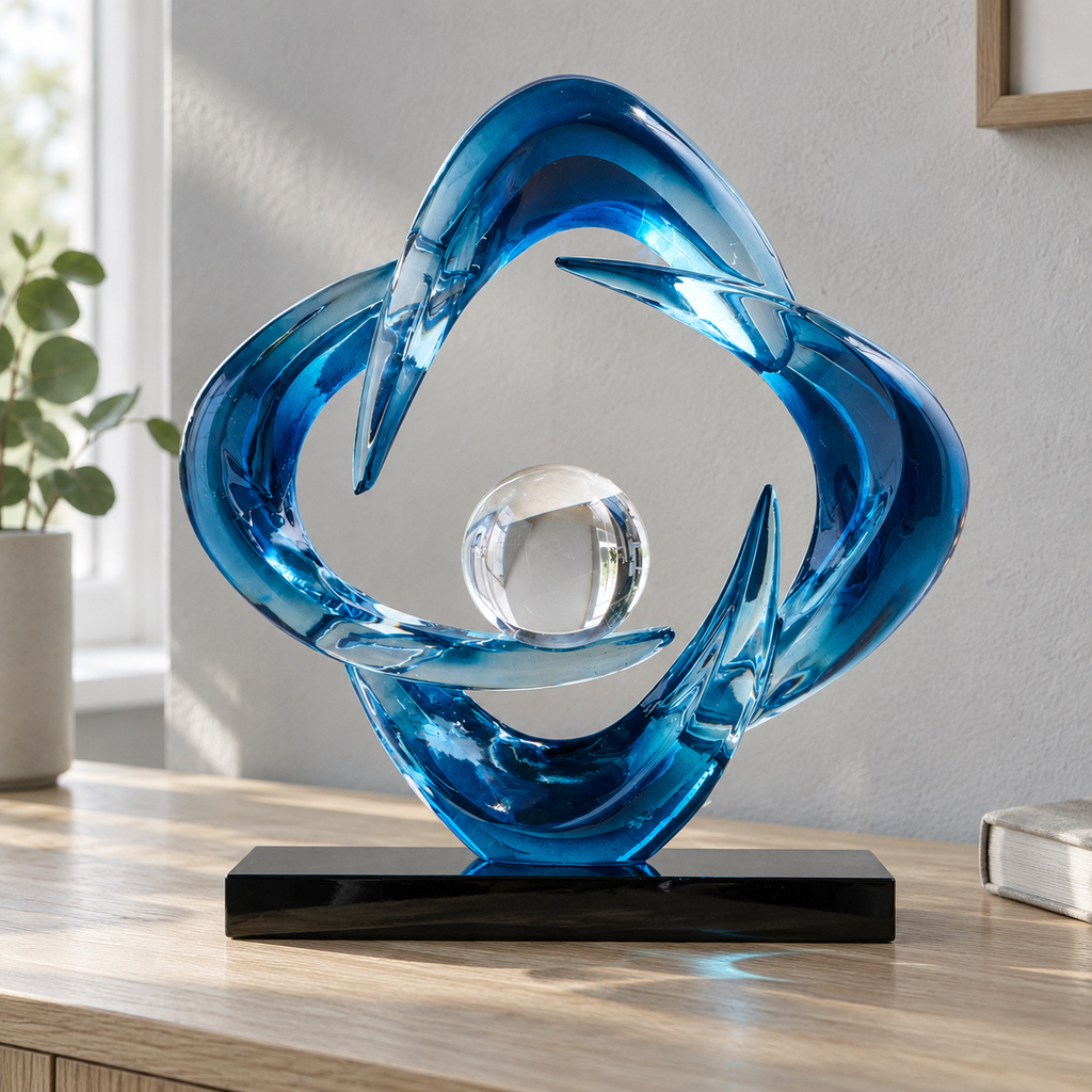 Virello Orbit Sphere Sculpture