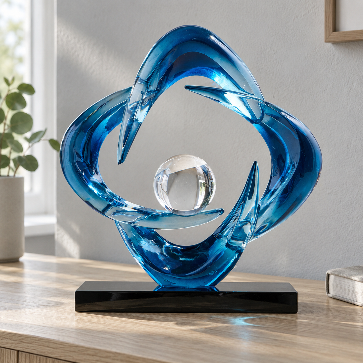 Virello Orbit Sphere Sculpture