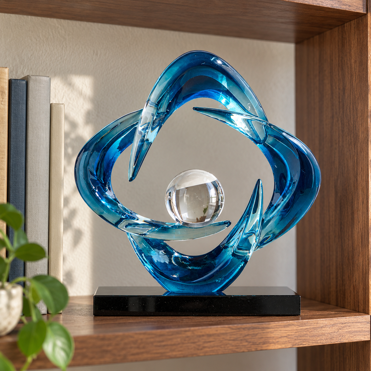 Virello Orbit Sphere Sculpture