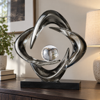 Virello Orbit Sphere Sculpture