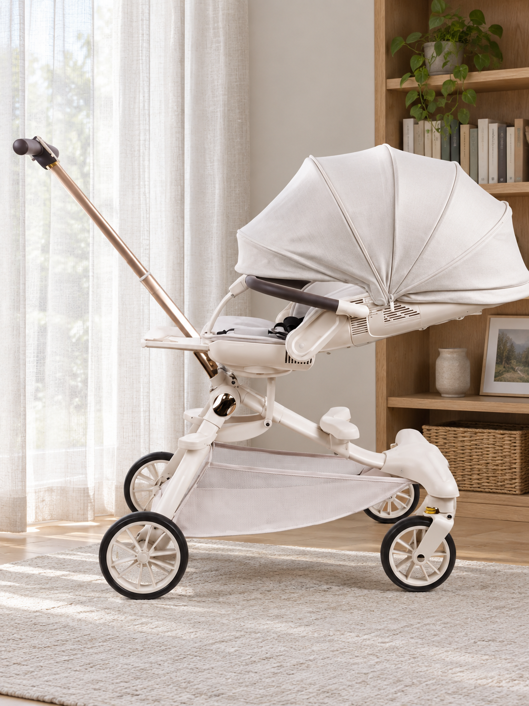 Vista Lane Reversible One-Click Folding Baby Stroller