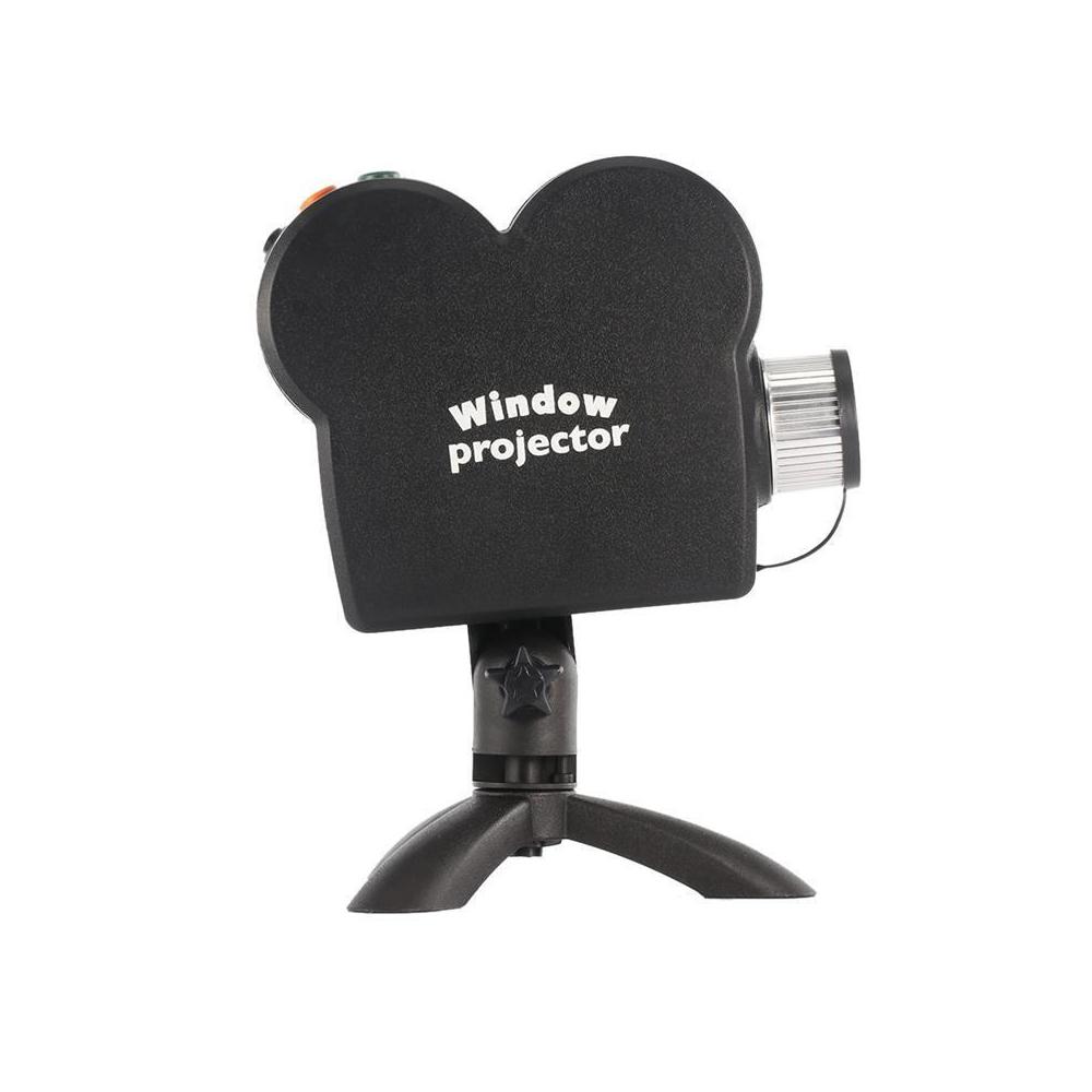 Window Projector with Animated Holiday Season Display
