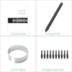 Digital Graphic Tablet for Drawing Painting with Battery-free Stylus
